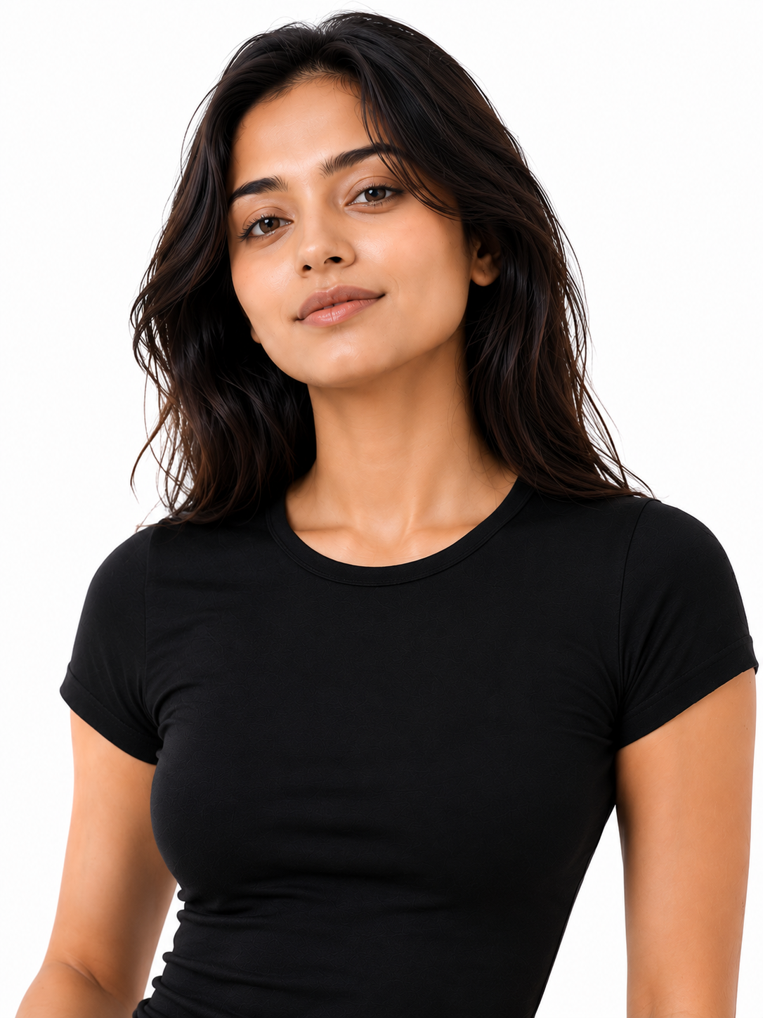 Women's Premium Baby Tee – 240 GSM Gold Finish Terry Lycra Luxury T-Shirt